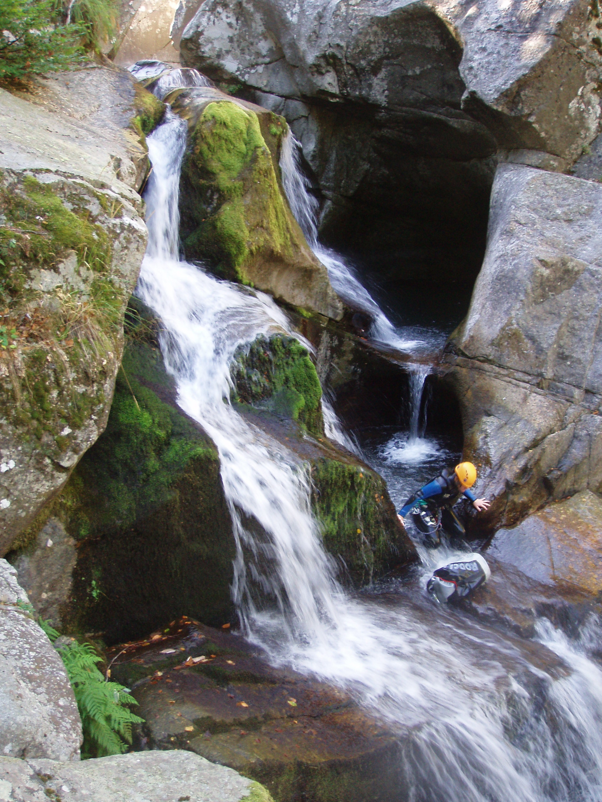 Woman in kitted sweater